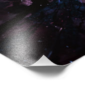 Abstraktes Fraktal Blume Design. Fotodruck (Ecke)