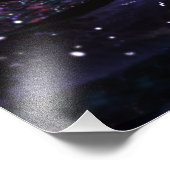 Abstraktes Fraktal Blume Design. Fotodruck (Ecke)