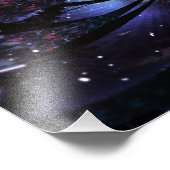 Abstraktes Fraktal Blume Design. Fotodruck (Ecke)