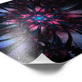 Abstraktes Fraktal Blume Design. Fotodruck (Ecke)