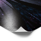 Abstraktes Fraktal Blume Design. Fotodruck (Ecke)