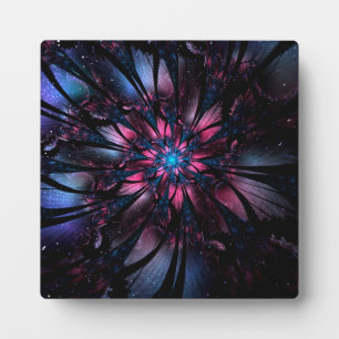 Abstraktes Fraktal Blume Design. Fotoplatte