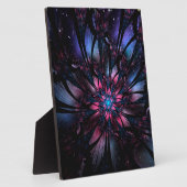 Abstraktes Fraktal Blume Design. Fotoplatte (Seite)