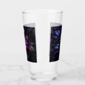 Abstraktes Fraktal Blume Design. Glas (Links)