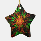 Abstraktes Fraktal Blume Design. Keramik Ornament (Links)