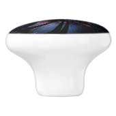 Abstraktes Fraktal Blume Design. Keramikknauf (Seitenansicht)