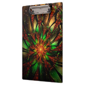 Abstraktes Fraktal Blume Design. Klemmbrett (Links)
