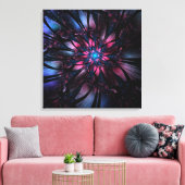 Abstraktes Fraktal Blume Design. Leinwanddruck (Insitu (Wohnzimmer))