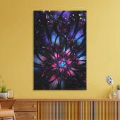 Abstraktes Fraktal Blume Design. Leinwanddruck (Insitu (Wohnzimmer))