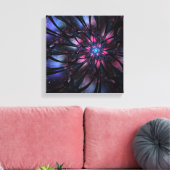 Abstraktes Fraktal Blume Design. Leinwanddruck (Insitu (Wohnzimmer))