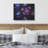 Abstraktes Fraktal Blume Design. Leinwanddruck (Insitu (Schlafzimmer))