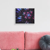 Abstraktes Fraktal Blume Design.  Leinwanddruck (Insitu (Wohnzimmer))