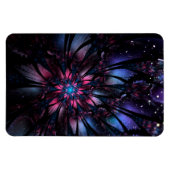 Abstraktes Fraktal Blume Design. Magnet (Horizontal)