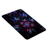 Abstraktes Fraktal Blume Design. Magnet (Rechte Seite)