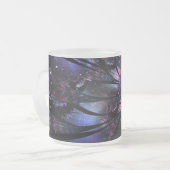 Abstraktes Fraktal Blume Design. Mattglastasse (Vorderseite Links)