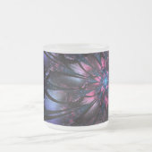 Abstraktes Fraktal Blume Design. Mattglastasse (Mittel)