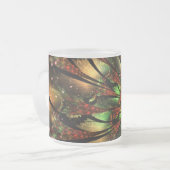 Abstraktes Fraktal Blume Design. Mattglastasse (Vorderseite Links)