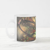 Abstraktes Fraktal Blume Design. Mattglastasse (Links)