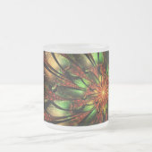 Abstraktes Fraktal Blume Design. Mattglastasse (Mittel)