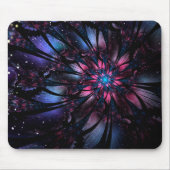 Abstraktes Fraktal Blume Design. Mousepad (Vorne)