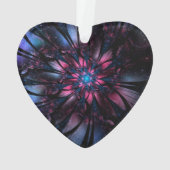 Abstraktes Fraktal Blume Design. Ornament (Rückseite)