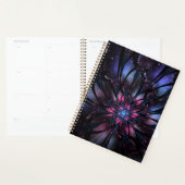 Abstraktes Fraktal Blume Design. Planer (Anzeige)