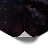 Abstraktes Fraktal Blume Design. Poster (Ecke)