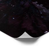 Abstraktes Fraktal Blume Design. Poster (Ecke)