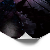 Abstraktes Fraktal Blume Design. Poster (Ecke)