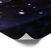 Abstraktes Fraktal Blume Design. Poster (Ecke)