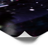 Abstraktes Fraktal Blume Design. Poster (Ecke)