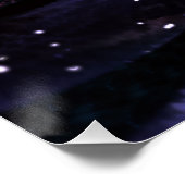 Abstraktes Fraktal Blume Design. Poster (Ecke)