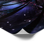 Abstraktes Fraktal Blume Design. Poster (Ecke)