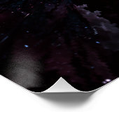 Abstraktes Fraktal Blume Design. Poster (Ecke)