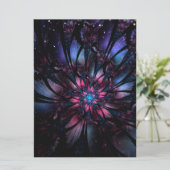 Abstraktes Fraktal Blume Design. Programm (Stehend Vorderseite)