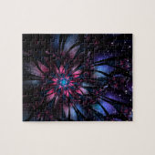 Abstraktes Fraktal Blume Design. Puzzle (Horizontal)