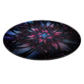 Abstraktes Fraktal Blume Design. Schneidebrett (Ecke)