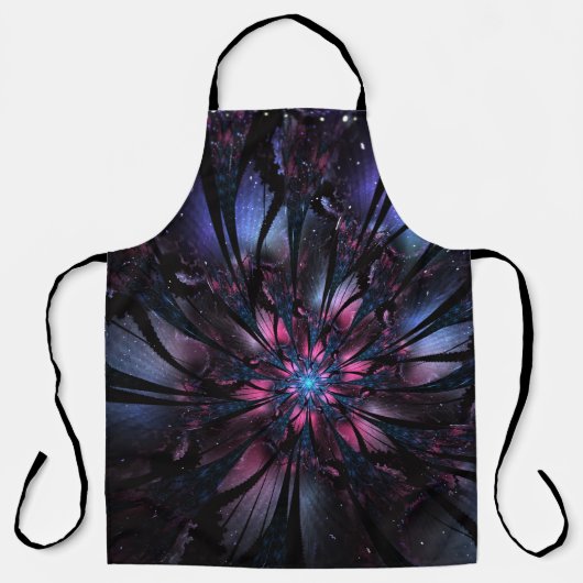 Abstraktes Fraktal Blume Design. Schürze (Vorderseite)