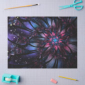 Abstraktes Fraktal Blume Design. Seidenpapier (Basteln)