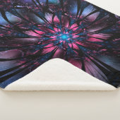Abstraktes Fraktal Blume Design. Sherpadecke (3/4)