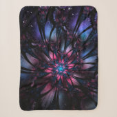 Abstraktes Fraktal Blume Design. Sherpadecke (Vorderseite)