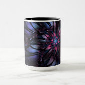 Abstraktes Fraktal Blume Design. Tasse (Zentrum)