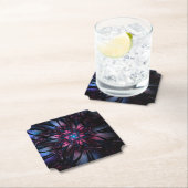 Abstraktes Fraktal Blume Design. Untersetzer (Vor Ort)