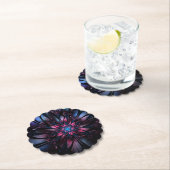 Abstraktes Fraktal Blume Design. Untersetzer (Vor Ort)