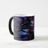 Abstraktes Fraktal Blume Design. Verwandlungstasse (Vorderseite Links)