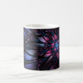 Abstraktes Fraktal Blume Design. Verwandlungstasse (Mittel)