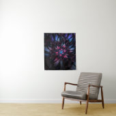 Abstraktes Fraktal Blume Design. Wandteppich (Beispiel)