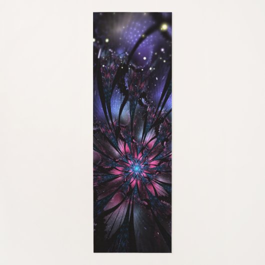 Abstraktes Fraktal Blume Design. Yogamatte (Vorderseite)