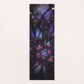 Abstraktes Fraktal Blume Design. Yogamatte (Rückseite)