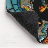 abstraktes Fraktal Butterfly Cacoon Mousepad (Ecke)